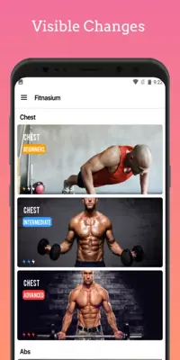 Fitnasium android App screenshot 2